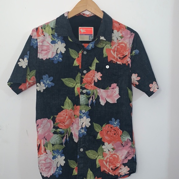 Modern Amusement Diner Short Sleeve Woven Shirt - Picture 2 of 3